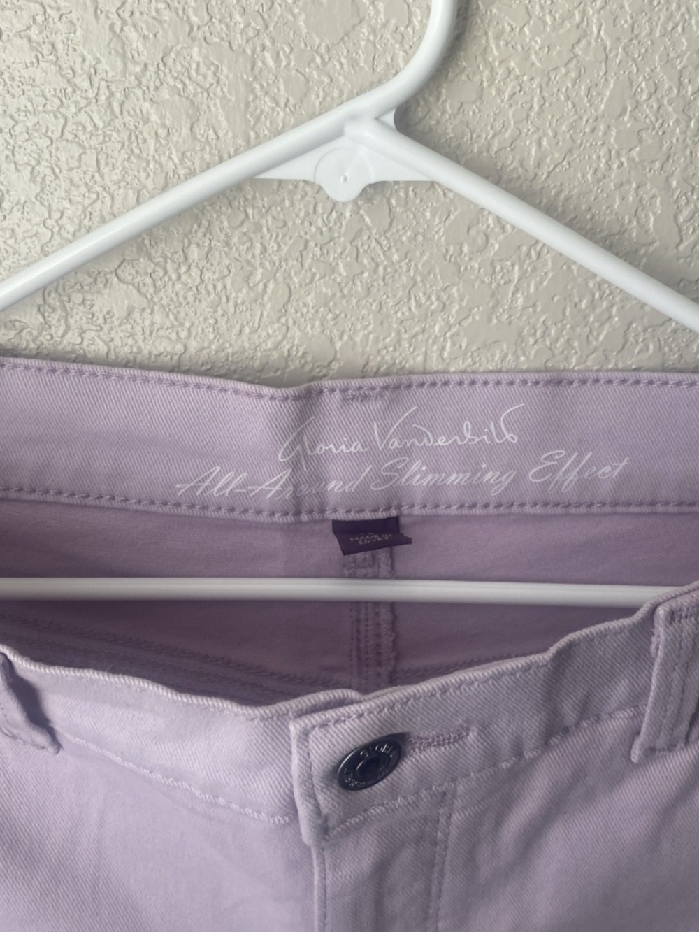 Gloria Vanderbilt Amanda Short Lavender Kiss Women's - Picture 4 of 5